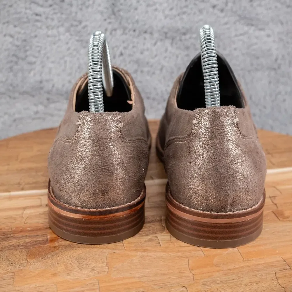 Monroe & Main Womens Comfort Shoes‎ Metallic Slip On Low Heels Round Toe 8 M